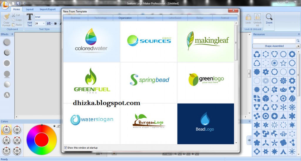 Phần mềm thiết kế Logo miễn phí hỗ trợ nhiều định dạng