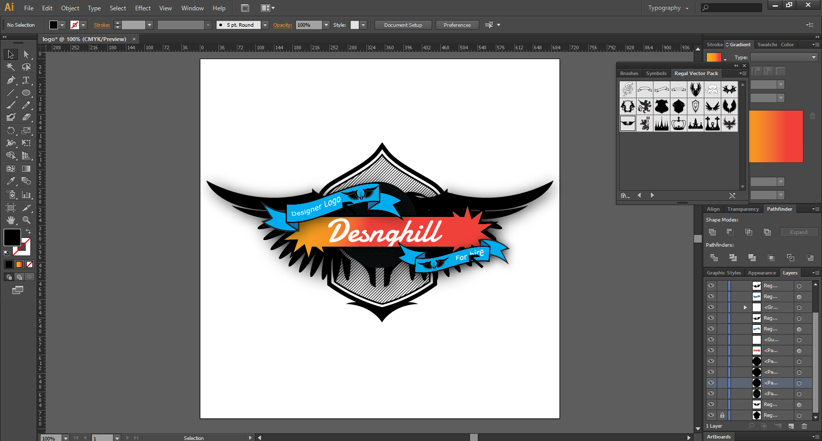 Cách vẽ logo bằng ai trên phần mềm Adobe Illustrator dành cho người mới bắt  đầu